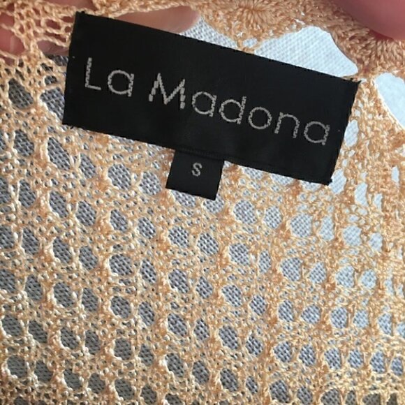 Vintage Knit Open Front  Cardigan - Picture 4 of 4